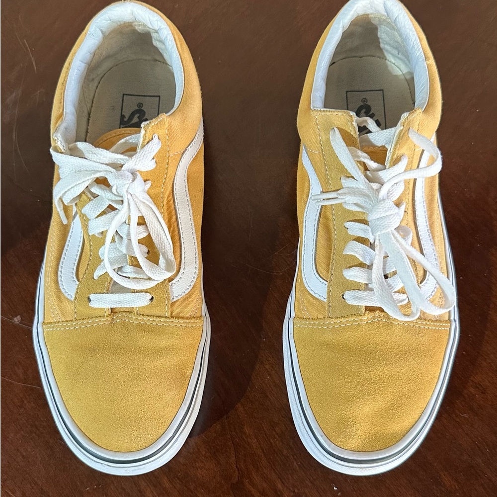 VANS old skool yellow Mens size 8.5